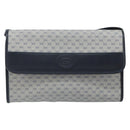 GUCCI Micro GG Supreme Shoulder Bag PVC Navy Gold 004 58 0264 Auth 166623-13