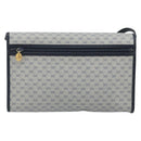 GUCCI Micro GG Supreme Shoulder Bag PVC Navy Gold 004 58 0264 Auth 166623-2