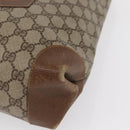GUCCI GG Supreme Web Sherry Line Bag PVC Beige Gold Red 002 904 0222 Auth 166624-11