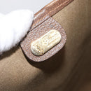 GUCCI GG Supreme Web Sherry Line Bag PVC Beige Gold Red 002 904 0222 Auth 166624-15