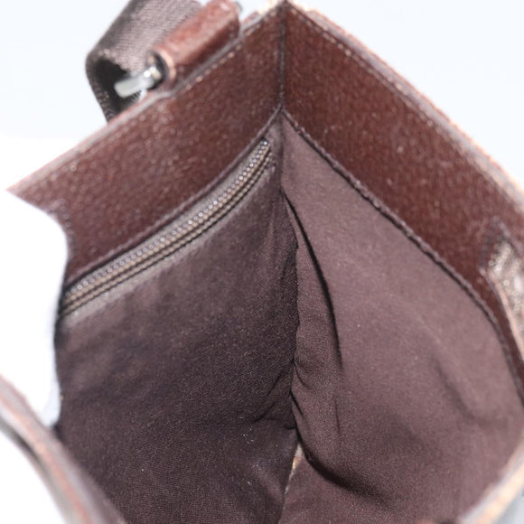 GUCCI GG Canvas Shoulder Bag Beige Silver 27639 Auth 166628