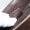 GUCCI GG Canvas Shoulder Bag Beige Silver 27639 Auth 166628-12