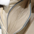 GUCCI GG Supreme Business Bag PVC Beige Gold 208463 Auth 166629-23