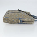 GUCCI GG Supreme Business Bag PVC Beige Gold 208463 Auth 166629-3