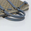 GUCCI GG Supreme Business Bag PVC Beige Gold 208463 Auth 166629-7