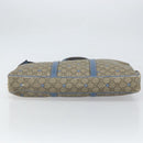 GUCCI GG Supreme Business Bag PVC Beige Gold 208463 Auth 166629-5