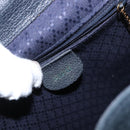 GUCCI Bamboo Backpack Suede Navy Gold 003 2058 0016 Auth 166631-19