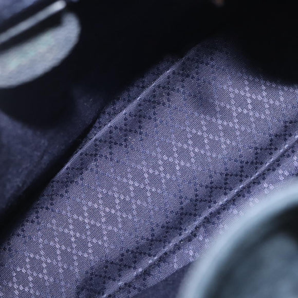 GUCCI Bamboo Backpack Suede Navy Gold 003 2058 0016 Auth 166631