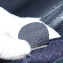 GUCCI Bamboo Backpack Suede Navy Gold 003 2058 0016 Auth 166631-25