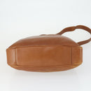 GUCCI Bamboo Hand Bag Leather 2way Brown Gold 001 1577 2615 Auth 166632-5