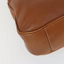 GUCCI Bamboo Hand Bag Leather 2way Brown Gold 001 1577 2615 Auth 166632-15