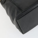 GUCCI Bamboo Hand Bag Leather 2way Black Gold 002 3754 0508 Auth 166633-13