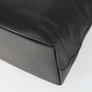 GUCCI Bamboo Hand Bag Leather 2way Black Gold 002 3754 0508 Auth 166633-14