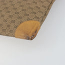 GUCCI Micro GG Supreme Web Sherry Line Tote Bag PVC Beige 02 37 1300 Auth 166634-9