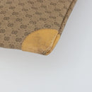 GUCCI Micro GG Supreme Web Sherry Line Tote Bag PVC Beige 02 37 1300 Auth 166634-15