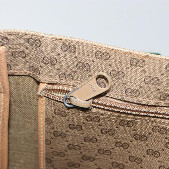 GUCCI Micro GG Supreme Web Sherry Line Tote Bag PVC Beige 02 37 1300 Auth 166634