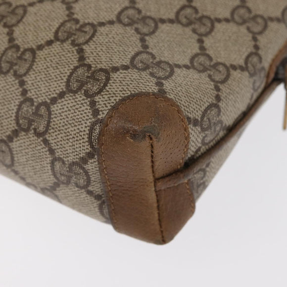 GUCCI GG Supreme Shoulder Bag PVC Beige Gold 007 115 4916 Auth 166642