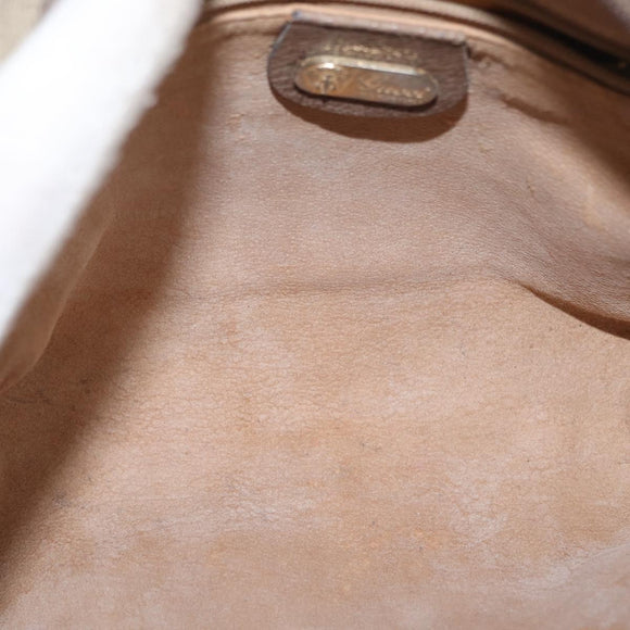 GUCCI GG Supreme Shoulder Bag PVC Beige Gold 007 115 4916 Auth 166642