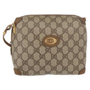 GUCCI GG Supreme Shoulder Bag PVC Beige Gold 007 115 4916 Auth 166642-2