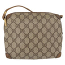 GUCCI GG Supreme Shoulder Bag PVC Beige Gold 007 115 4916 Auth 166642-3