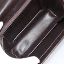 CELINE C Sulky Shoulder Bag Canvas Beige Gold Auth 166644-11