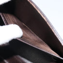 CELINE C Sulky Shoulder Bag Canvas Beige Gold Auth 166644-22