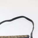 CELINE C Sulky Shoulder Bag Canvas Navy Gold Auth 166645-8