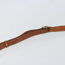 CELINE Macadam Canvas Shoulder Bag PVC Brown Gold Auth 166651-8