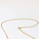 Salvatore Ferragamo Chain Gancini Shoulder Bag Patent Black Gold Auth 166656-8