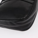 Salvatore Ferragamo Vala Shoulder Bag Leather Black Gold Auth 166657-8