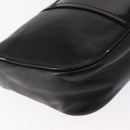 Salvatore Ferragamo Vala Shoulder Bag Leather Black Gold Auth 166657-16