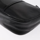 Salvatore Ferragamo Vala Shoulder Bag Leather Black Gold Auth 166657-17