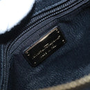 Salvatore Ferragamo Vala Shoulder Bag Leather Black Gold Auth 166657-18