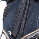 Salvatore Ferragamo Vala Shoulder Bag Leather Black Gold Auth 166657-10