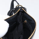 Salvatore Ferragamo Vala Shoulder Bag Leather Black Gold Auth 166657-20