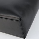 Salvatore Ferragamo Shoulder Bag Leather Black Silver Auth 166658-9