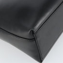 Salvatore Ferragamo Shoulder Bag Leather Black Silver Auth 166658-16