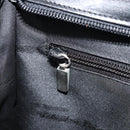 Salvatore Ferragamo Shoulder Bag Leather Black Silver Auth 166658-20