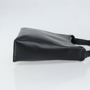 Salvatore Ferragamo Shoulder Bag Leather Black Silver Auth 166658-3