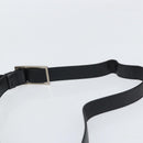 Salvatore Ferragamo Shoulder Bag Leather Black Silver Auth 166658-8