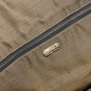 FENDI Zucca Canvas Vanity Pouch Black Brown Auth 166661-21