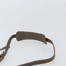 FENDI Zucchino Canvas Shoulder Bag Beige Auth 166662-8