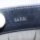 GUCCI Mesh Hand Bag Nylon Leather Black 000 2058 0500 Auth 166665-17