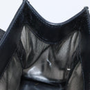 GUCCI Mesh Hand Bag Nylon Leather Black 000 2058 0500 Auth 166665-18