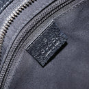 GUCCI GG Canvas Shoulder Bag Black Silver 122793 Auth 166666-18