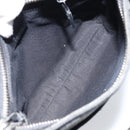 GUCCI GG Canvas Shoulder Bag Black Silver 122793 Auth 166666-11