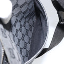 GUCCI GG Canvas Shoulder Bag Black Silver 122793 Auth 166666-23