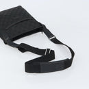 GUCCI GG Canvas Shoulder Bag Black Silver 122793 Auth 166666-7