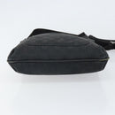 GUCCI GG Canvas Shoulder Bag Black Silver 122793 Auth 166666-5