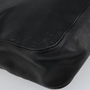 GUCCI Bamboo Hand Bag Leather Black 002 1061 Auth 166673-16